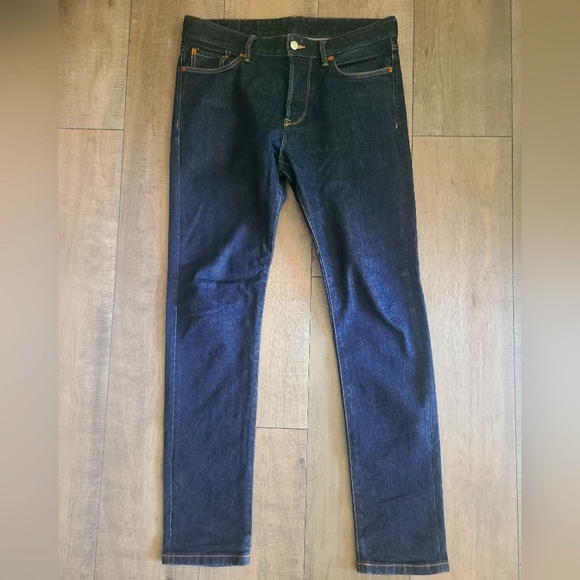 Buck Mason Maverick Slim Dark Wash Jeans - Picture 1 of 7